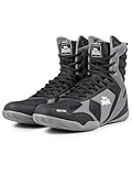 Lonsdale Unisex Heskin Boxschuhe, Black/Grey/White, 43 EU