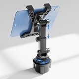 OHLPRO Getränkehalter Tablet Halterung für Auto, iPad Halterung Kompatibel mit 7'-11' iPads, Samsung Tablets, Auto Becherhalter mit Verstellbarem & Flexibler Schwenkarm, Autozubehör für Roadtrips