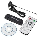 Xbsduih USB2.0 FM SDR Dongle Digitaler TV-Tuner Stick Empfänger für Echtzeit-Aufnahme und Wiedergabe, Robuste Verarbeitung