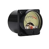 Verstärkerpanel VU-Meter, DB-Meter mit LED-Hintergrundbeleuchtung, Hochwertige Materialien für Heimwerker, Heim-Audio, Auto-Audio-Modifikation, Hochpräzises Zeigerrad, Klare