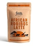 Fonte African Rooibos Latte, Handgefertigte Vegane Getränkemischung, 300g Pulver, 30 Portionen, Natürliche Zutaten, Koffeinfrei, Mit Antioxidantien