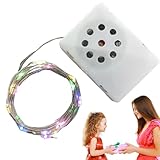 Geburtstags Spieldose,- LED Lichterkette Deko zum Geburtstag für Vater Ehemann Tochter Sohn Mutter und Freunde