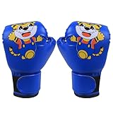 Kinder Sparring -Handschuhe - PU Leder Training Handschuh, atmungsaktives Cartoon -Design | Junior-Boxhandschuhe, Schlagen von Handschuhen für 3-12 Jahre Jugend, und Mädchen, ideal zum Stanzen,