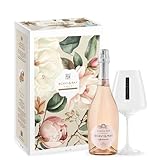 SCAVI & RAY Geschenkset Prosecco DOC Rosé Spumante mit Designglas, fruchtig-frischer Schaumwein aus Italien, 11% Vol. Alkohol – Genussmoment in stilvoller Geschenkbox