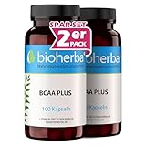 BCAA Plus Kapseln – 200 Stück mit L-Leucin L-Isoleucin & L-Valin von BIOHERBA PZN 19642066