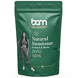 BAM FIT Natürlicher Tafelsüßstoff, Kalorienfrei Zuckerersatz, mit Erythrit und Stevia, 250 Gramm