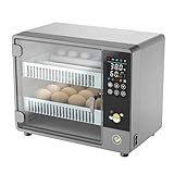 Automatische Brutmaschine für 26 Eier, Inkubator für Eier, automatisch, mit Touchscreen, automatische Rotation der Eier, Temperaturkontrolle, Luftbefeuchtung, LED-Kandelaber