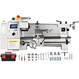 VEVOR Kleine Metalldrehmaschine Metall Drehmaschine zum Bohren Drehen Drehmaschine Metall (8'x 14' -650W)