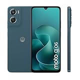 Motorola Moto g06 Smartphone (Kratzfestes 6,88'-HD+-Display Dank Corning Gorilla Glass 3, wasserabweisend, 50-MP-Kamera, 4/256 GB, 5100 mAh, TurboPower-Aufladen) Pantone Tapestry, inkl. Schutzcover