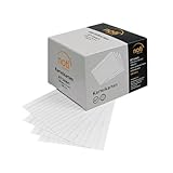 Karteikarten A7, 105 x 74mm liniert, weiß, 400 Stück in praktischer Spenderbox, für Vokabeln, als Lernkarten, Moderationskarten, Büro und Schule in 180g/m²