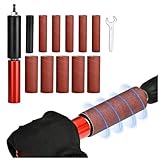 Fivetwofive Trommelschleifer-Set, Gummi-Schleifwalze für Bohrmaschine 4-1/2 X 1-1/2, Spindelschleifer-Adapter für Bohrmaschine