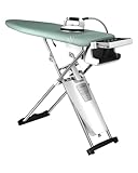 Laurastar S Pure Plus Bügelsystem, Hygienische Dampf, Eliminiert 99,9% der Bakterien & Viren, Professionelles Bügeleisen, Aktivbügeltisch, Rollenpaare, Abnehmbarer Wassertank