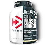 Dymatize Super Mass Gainer Gourmet Vanilla 2943g - Weight-Gainer Pulver + Kohlenhydrate, BCAAs und Casein
