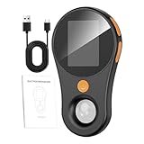 Digitales Handmikroskop, Taschenlupe mit Licht, Taschenlupe für Mineralien, Uhren-Reparatur, 500-fache Vergrößerung, IPS-Bildschirm