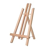 Tischstaffelei aus Buchenholz 40 cm hoch Staffelei Holzstaffelei Mini Staffelei Kinder Staffelei Klappbar Und Höhenverstellbar
