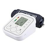 Blutdruckmessgerät Oberarm - Blutdruckmessgerät mit großer Manschette – Digitales Oberarm-Messgerät USB-aufladbar | Arrhythmie-Erkennung, 2x99 Speicherplätze für 2 Benutzer | Ideal für die häusliche