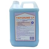 Burtex Tiefgrund Basic Grundierung LF 5 Liter für Innen und Außen farbloser Putzverfestiger zur Vorbehandlung von Untergründen, geruchsneutral, gebrauchsfertig Made in Germany