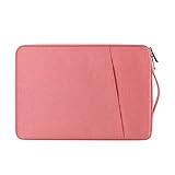 GAHLAY Handtasche wasserdichte Laptoptasche Notebookhülle 13,3 14,1 15,4 15,6 Zoll Computertasche (Color : Pink, Size : 15.6inch)