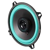 SOIMISS Autolautsprecher Voll Türlautsprecher Audio- Bass Autosprecher Lautsprecher Full-Range Breitbandlautsprecher Treiber Rückseite Reichweite Montiert Eisen