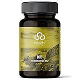 edubily nutrition® Jod aus reinstem Bio Kelp - 100 µg Jod pro Kapsel - Laborgeprüft - ohne Zusatzstoffe - 180 Kapseln im Braunglas