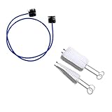 Trompete Reinigung Pflege Kit Trompete Mundstück Bürste Trompetenreinigungsset Pflege und Reinigung Bürsten Set für Musikinstrumente Blechblasinstrumente Trompete Horn Euphonium Tuba Blau