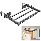 Yiomxhi Heizkörper Wäschetrockner, Wäscheständer Heizung Handtuchhalter mit verstellbaren Armen, Platzsparende Heizkörpertrockner Hängetrockner für Balkon Badezimmer