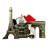 Kühlschrankmagnete im Vintage-Stil, dekoratives Küchenzubehör, 3D-Reise-Souvenir-Aufkleber für Kühlschrank, künstlerisches Cartoon-Design, magnetische Aufkleber für und Wohnzimmer, Geschenkidee