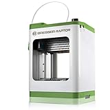 Bresser 3D Drucker Raptor WLAN Drucker in sehr kompakter Bauweise mit Einer Druckgröße von 100x105x100mm, 210x210x290, weiß grün