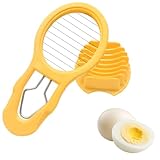 Eierköpfer mit Eieröffner Eierschneider Eierschneider 2 in 1 Edelstahlklingen Multifunktions-Küchenzubehör