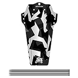 Schutzbleche Mountainbike Spritzschutz MTB Vordere Und Hintere Kompatible Mudguard Fahrrad Zubehör Mud Guard Fit Vorne Hinten Schutzbleche Mountainbike Fahrrad Spritzschutz Mit Kabelbinder Für MTB