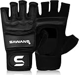 SAWANS MMA-Handschuhe, Karate-Praxis, Boxsack, Boxhandschuhe, Kampfsport, Taekwondo, Kickbox-Praxis, Kampfsport, Grappling-Training, für Damen, Herren und Erwachsene, Schwarz, M
