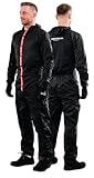 CAR SYSTEM Coverall Black Suit Lackieranzug waschbar schwarz (L)