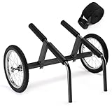 Morohope Kajak-Strandwagen, breitenverstellbar, 14 - 74,9 cm, universeller Kanuwagen, robuster Kajakwagen mit 40,6 cm Rädern, stabile Tragkraft von 136 kg