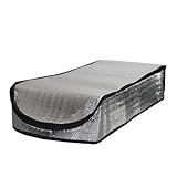 Doppelseitige Aluminiumfolie, Dachbodentür-Isolierung, wärmespeichernd, Reißverschluss, Dachboden, Treppenisolatoren, ausziehbares Zelt, Dachboden, Treppenabdeckung