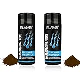 Hinourisha 2PCS Mittelbraun und Schwarz Haarpuder männer, Ansatzspray, Premium Schütthaar zur Haarverdichtung, Haarauffüller, Schütthaar, Hair fiber spray, haarverdichtungsspray, kaschierspray haare