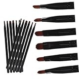 CANIGHT 18 Stück Make Up Pinsel, Eyeliner Wischpinsel, Make Up Tool, Eyeliner Tool, Augen Make Up Pinsel, Make Up Wischpinsel, Lidschattenpinsel, Make Up Detailpinsel, Make Up Augenpinsel