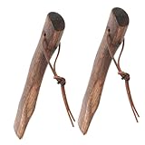HOODANCOS 2 Stück Teiliges Axtstiele aus Langlebigem Holz Ergonomisch Geformt Praktische Ersatzgriffe für Holzäxte Robust und Pflegeleicht Passend für Feuerholz Gürteläxte