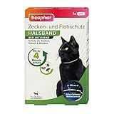 Beaphar Zecken- und Flohschutz Halsband reflektierend Katze, 35cm
