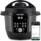 Instant Pot Plus 9-in-1-Multikocher 5,7 l – Gebürsteter Edelstahl, Schnellkochtopf, Schongarer, Reiskocher, Sauteuse, Joghurtbereiter, Speisenwärmer, Dampfgarer, Vakuumgarer, Sterilisator