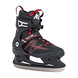 K2 Skates Herren F.I.T. Ice Schlittschuhe, Black-red, EU: 46 (UK: 11-MP: 30)