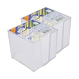 Westcott Notizzettel weiß 800 Blatt in Zettelbox (2er-Set) | Notizblock mit 9 x 9 cm Blättern in weiß | Stabile Box aus transparentem Kunststoff | FSC-zertifiziertes Papier 80g/m² | E-733205 00