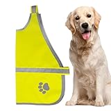 Sicherheitsweste für Hunde – reflektierende Hundeweste, hohe Sichtbarkeit, Kleidung für Haustiere, für kleine, mittelgroße und große Rassen, Spaziergänge, Ausbildung,
