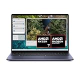 Dell Inspiron 16 5645 Laptop, 16 Inch 16:10 FHD+ (1920 x 1200) Display, AMD Ryzen 7 8840U Processor, Radeon Graphics, 16 GB RAM, 1 TB RAM, Windows 11 Home, QWERTZ Keyboard, Ice Blue
