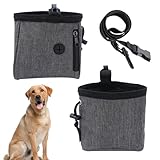 Futterbeutel Hundetraining, Leckerlibeutel für Hunde, Freihändige Hundeleckerlitasche Mit Verschluss, Hundetasche Gassi Tasche, Welpen Leckerlitasche für Hunde für Hundetraining Verstellbarer Gürtelf
