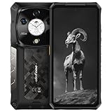 Ulefone Armor 28 Pro Outdoor Handy 5G AI Smartphone 32GB+512GB/SD-2TB, 6,67' FHD+ 120Hz AMOLED+1,04' Sub-Bildschirm 10600mAh 120W 50MP + 50MP +50MP + 64MP Nachtsicht Android 14/3-Slots/OTG/NFC Schwarz