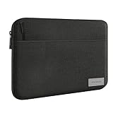 MoKo 7-8 Zoll Tablet Sleeve Tasche, Tragetasche passend für 8.3 Zoll iPad Mini A17 Pro 2024, iPad Mini 6/5/4/3/2/1, Samsung Galaxy Tab S2 8.0, Tab A 8.0, Schwarz & Grau