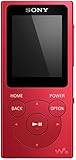 Sony NW-E394 Walkman 8GB (Speicherung von Fotos, UKW-Radio-Funktion) rot