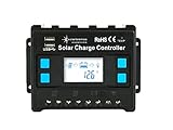 solartronics Laderegler 12V/24V blau 20A 30A 40A 50A 60A Photovoltaik Solarladeregler Solar PV (60A)