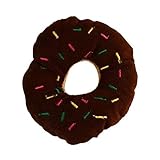 Anixl Niedliches Donut-Hundespielzeug mit Quietschgeräuschen