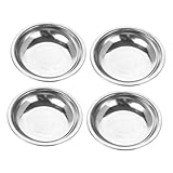 UTHCLO 4 Stück Teiliges Wiegeschalen für Schmuck und Strasssteine Präzise Waagschalen Langlebige Wiegeteller für Schmuck Küchenwaagen Praktische Messschalen